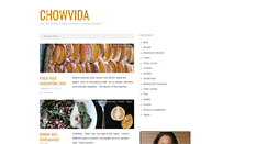 Desktop Screenshot of chowvida.com